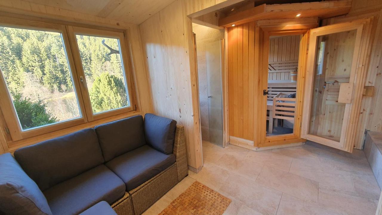 Haus Adler - Komplettes Ferienhaus am Badesee Erzgrube Exterior foto